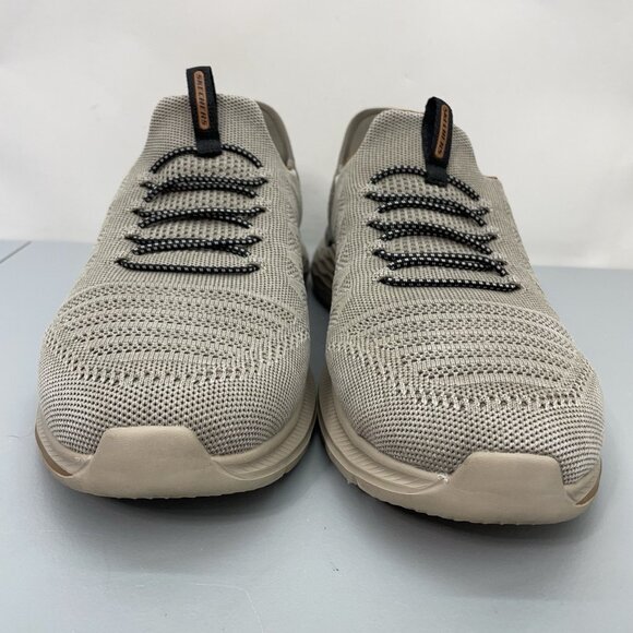 Skechers Sneakers Shoes Garner Crispin Bungee Lace Slip Ins Tan Mens 13 - Picture 3 of 13